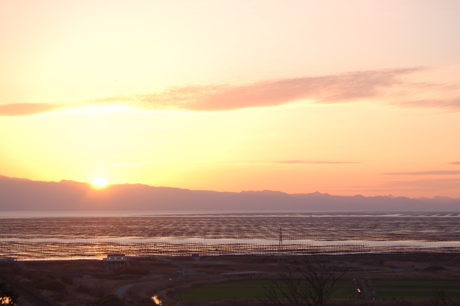 有明夕日