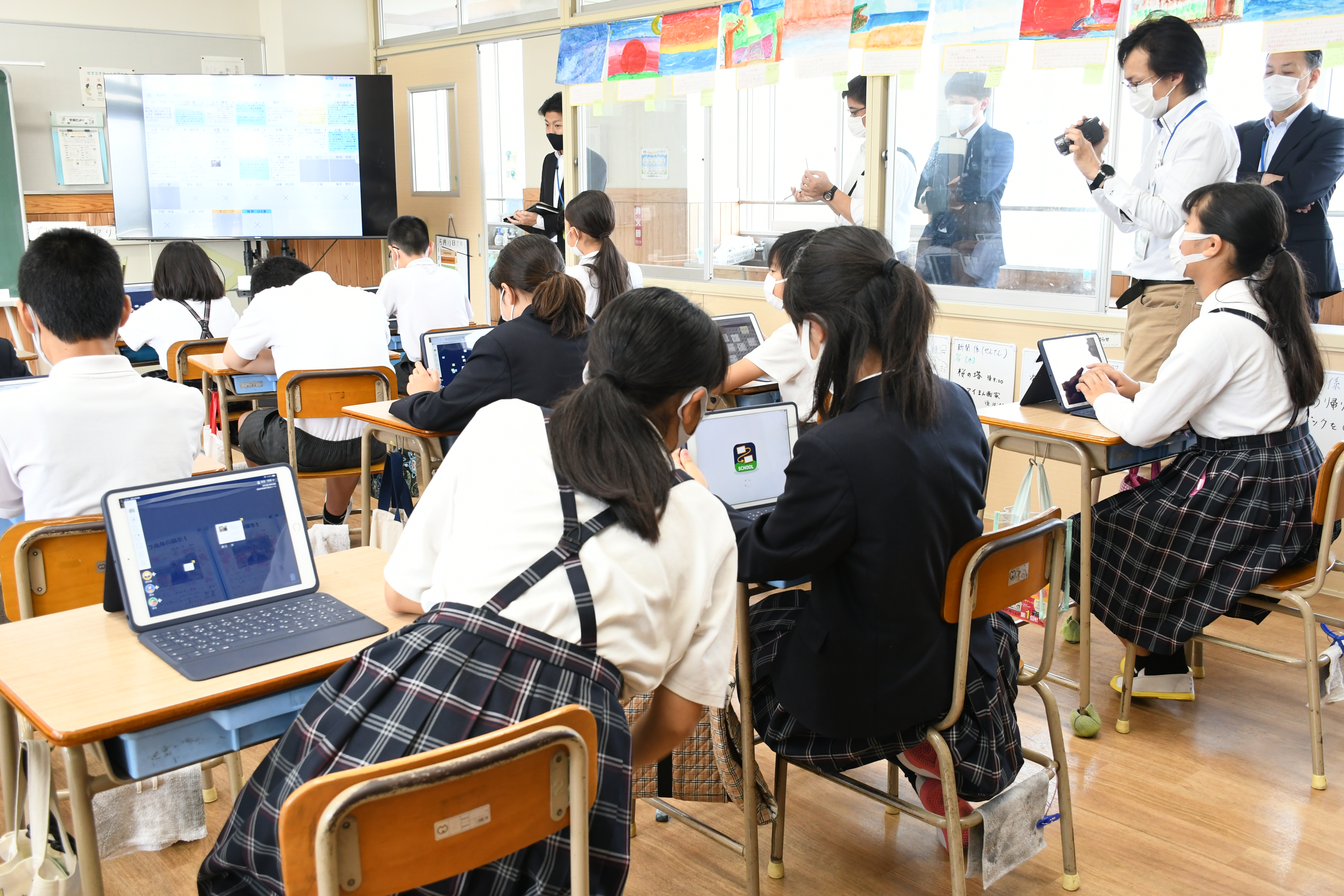 ICT教育活動（桜舞館小学校）の写真