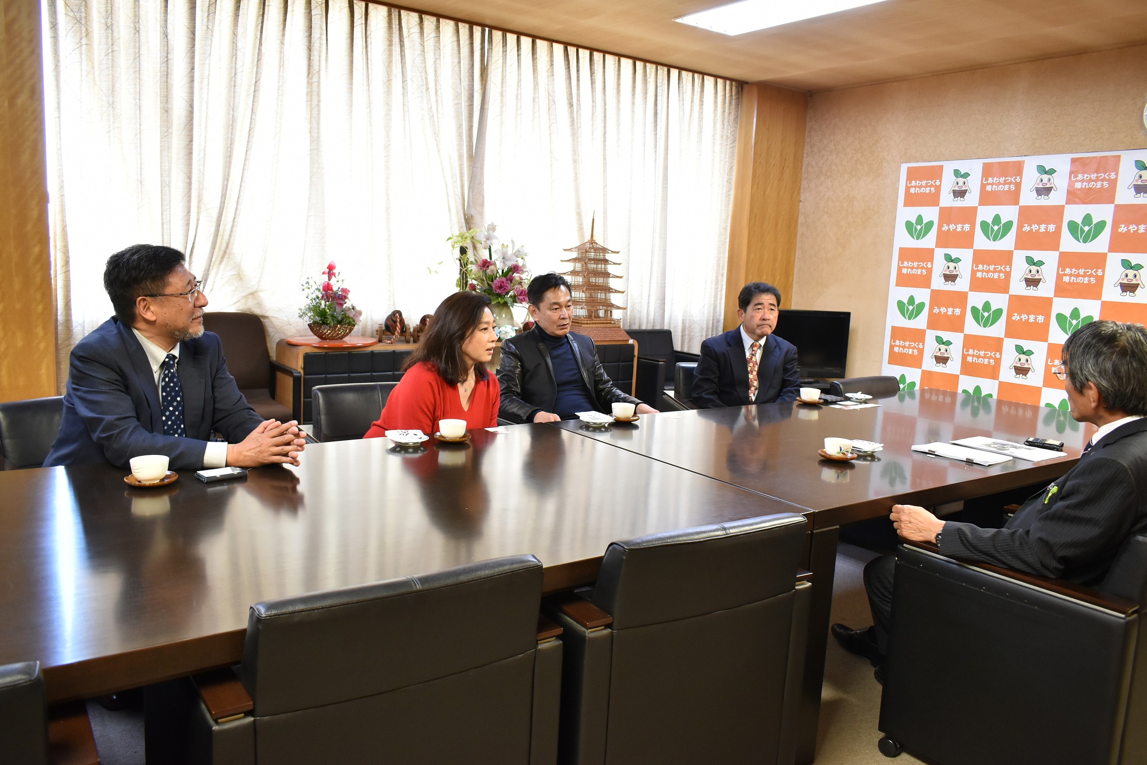 シンライ表敬訪問