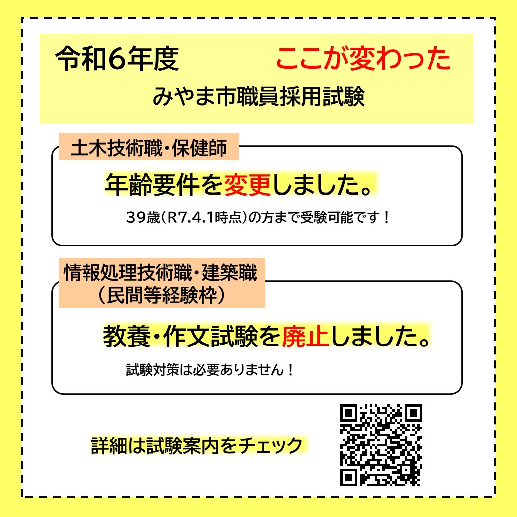 R6採用試験の変更点