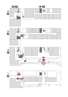 庁舎内マット配置予定図