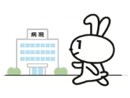 病院へ行くマイナちゃん